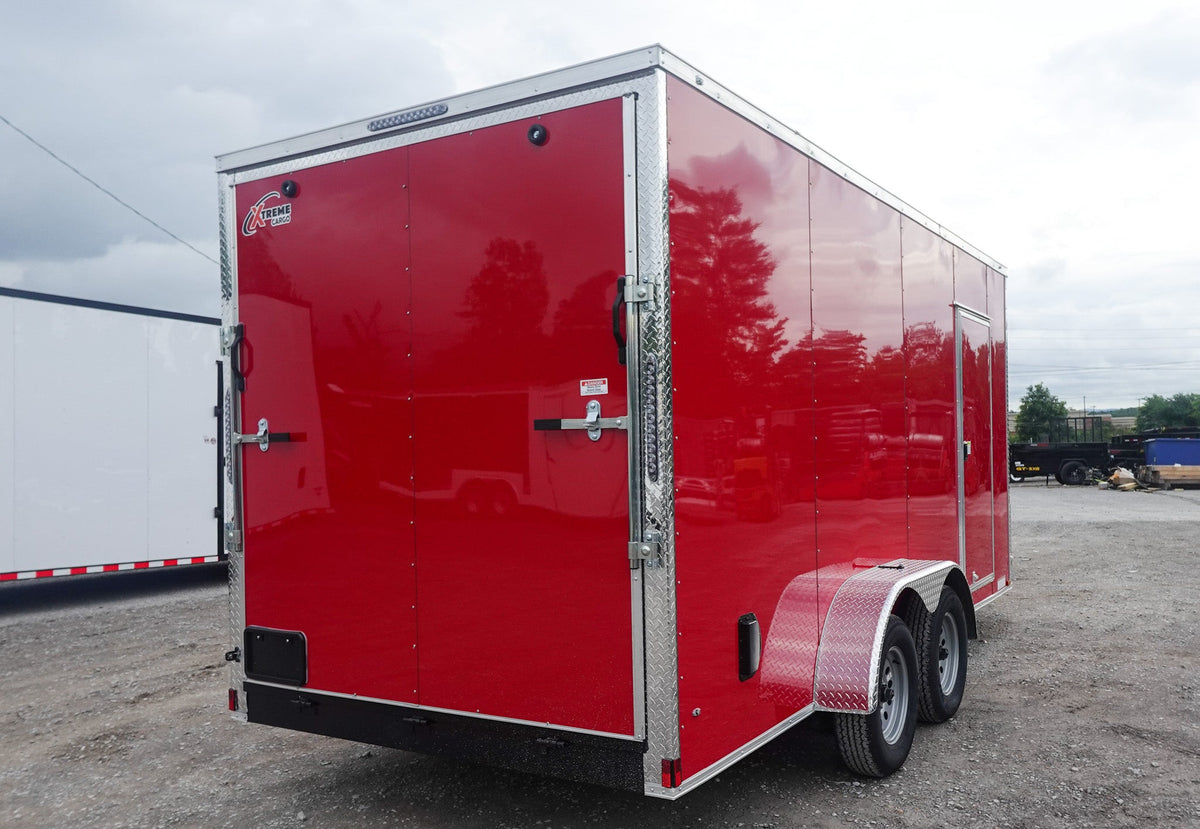 7 × 16 ft V-Nose Enclosed Trailer, photo 5