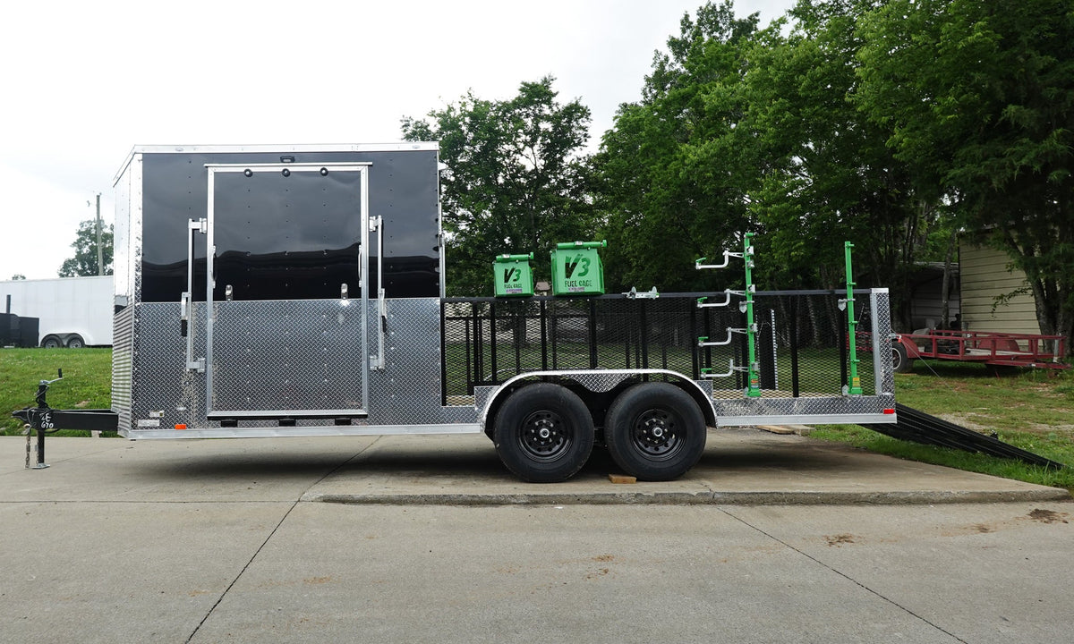7 × 20 ft Hybrid Enclosed Trailer, photo 1