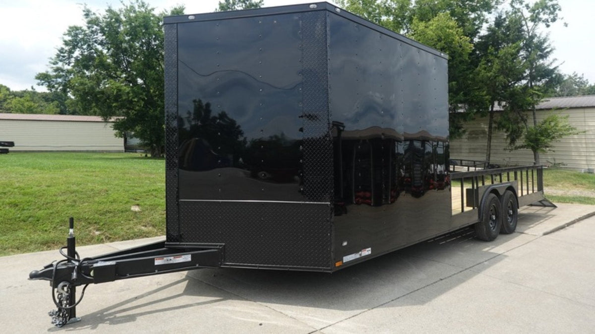 8.5 × 24 ft V-Nose Hybrid Enclosed Trailer, photo 1