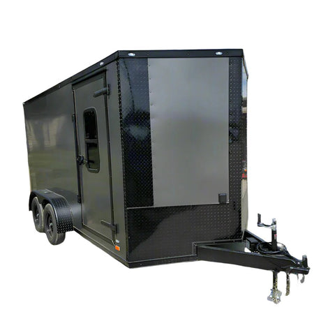 7 × 14 ft V-Nose Enclosed Trailer, photo 1