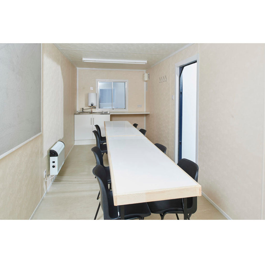 20 × 8 ft Steel Anti-Vandal Canteen Cabin, photo 1