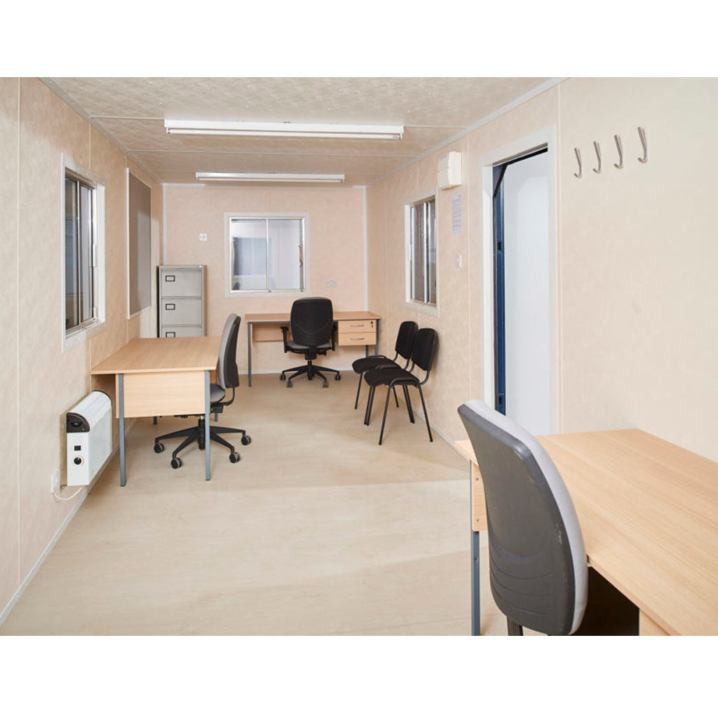 24 × 9 ft Steel Anti-Vandal Office Cabin, photo 2