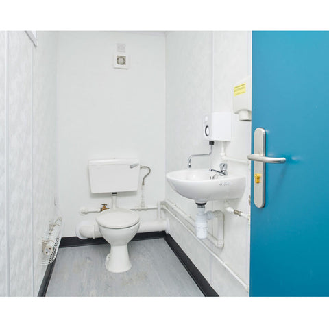 12 × 9 ft 2+1 Jackleg Toilet Cabin, photo 1
