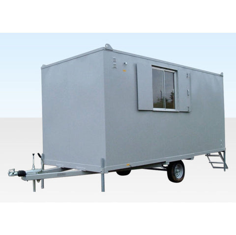 16 × 7 ft 6in Steel Mobile Anti-Vandal Office Cabin, photo 1