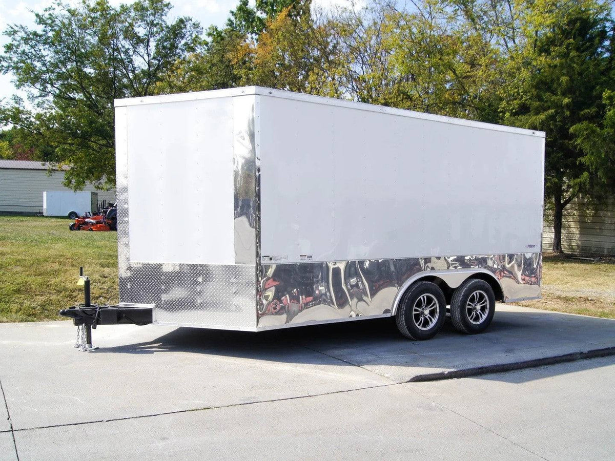 8.5 × 14 ft V-Nose Enclosed Trailer, photo 1
