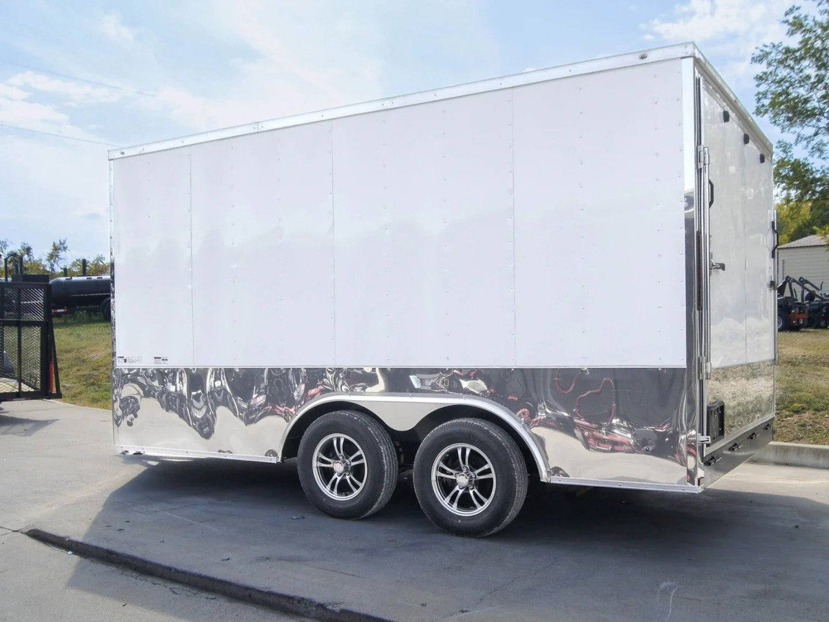 8.5 × 14 ft V-Nose Enclosed Trailer, photo 4