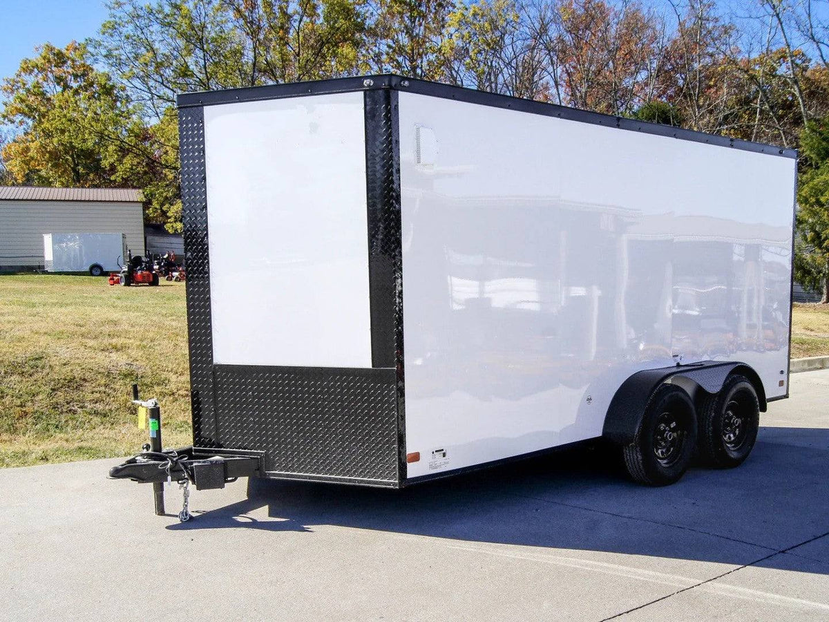 7 × 14 ft V-Nose Enclosed Trailer, photo 3