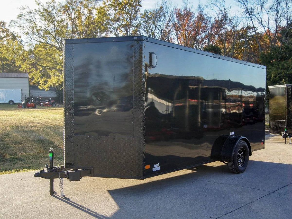 7 × 14 ft V-Nose Enclosed Trailer, photo 1