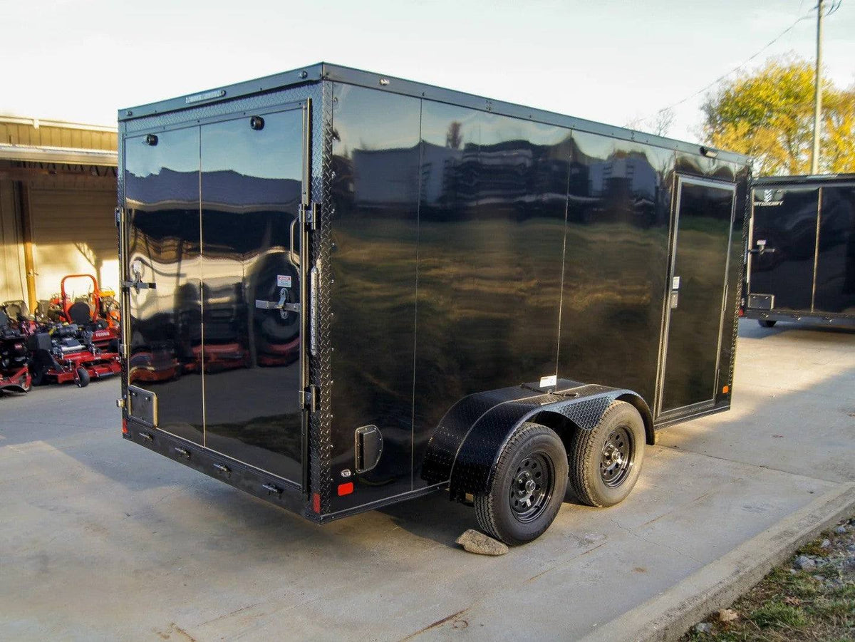 7 × 14 ft V-Nose Enclosed Trailer, photo 3