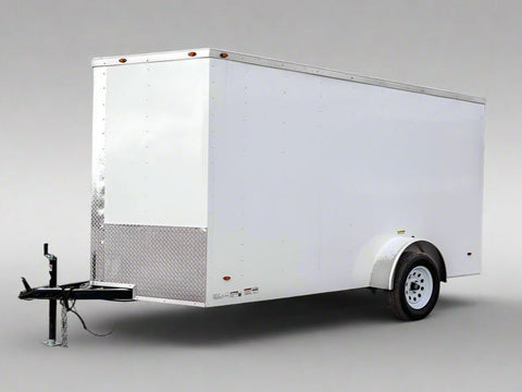 6 × 12 ft V-Nose Enclosed Trailer, photo 1