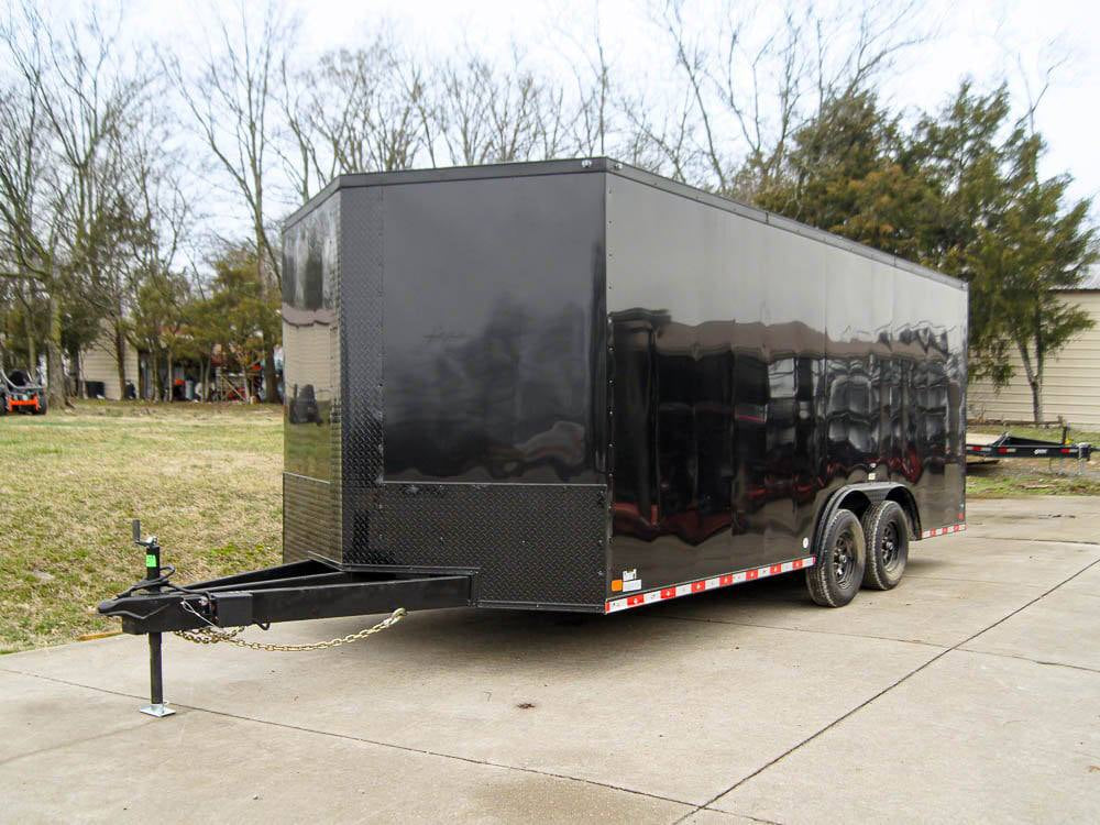 8.5 × 18 ft V-Nose Enclosed Trailer, photo 1