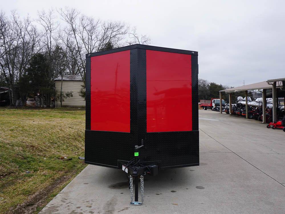 7 × 12 ft V-Nose Enclosed Trailer, photo 2