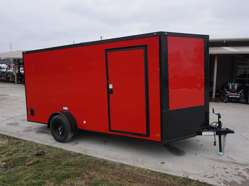 7 × 14 ft V-Nose Enclosed Trailer, photo 2