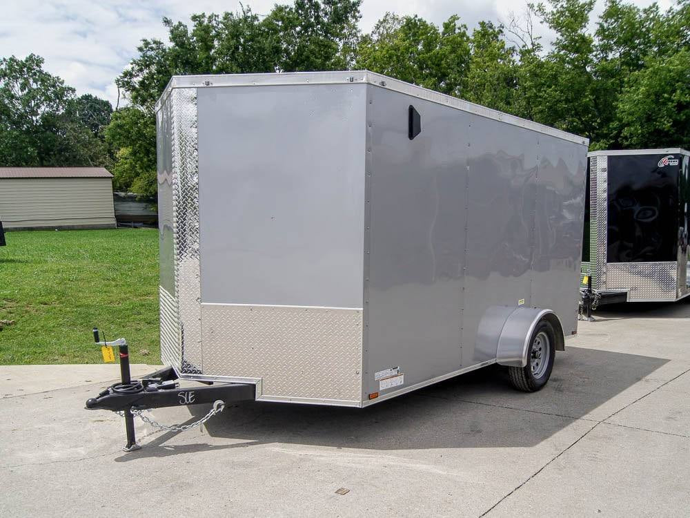 7 × 12 ft V-Nose Enclosed Trailer, photo 3