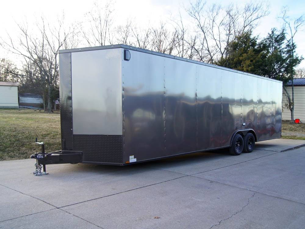 8.5 × 28 ft V-Nose Enclosed Trailer, photo 1