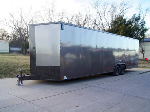 8.5 × 28 ft V-Nose Enclosed Trailer, photo 1