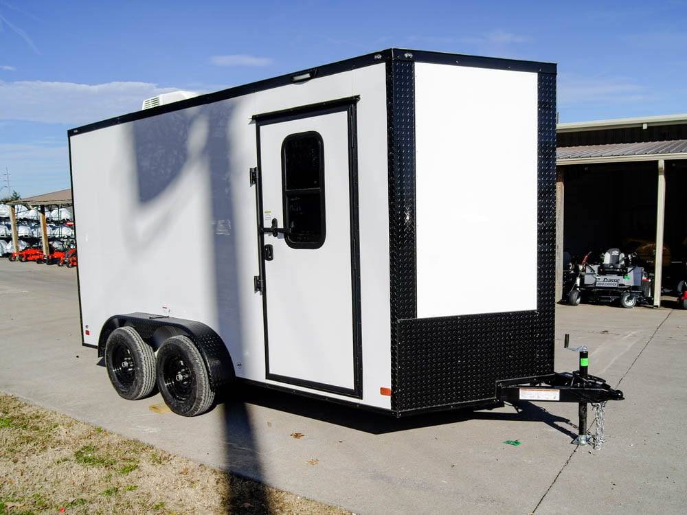 7 × 14 ft V-Nose Enclosed Trailer, photo 4