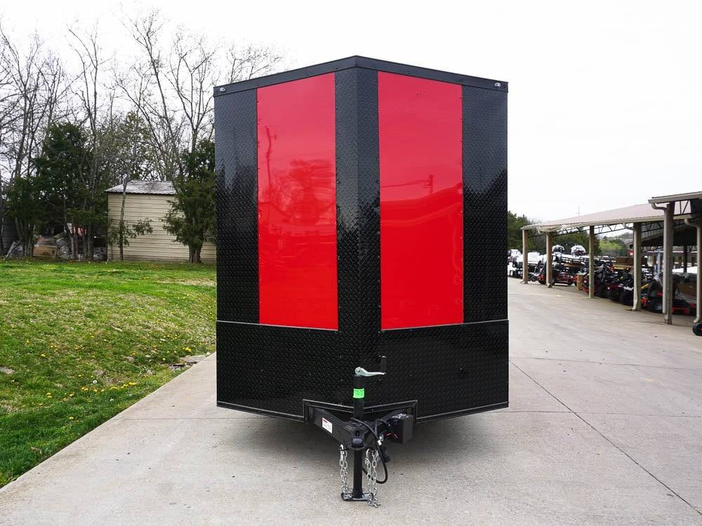 7 × 16 ft V-Nose Enclosed Trailer, photo 3