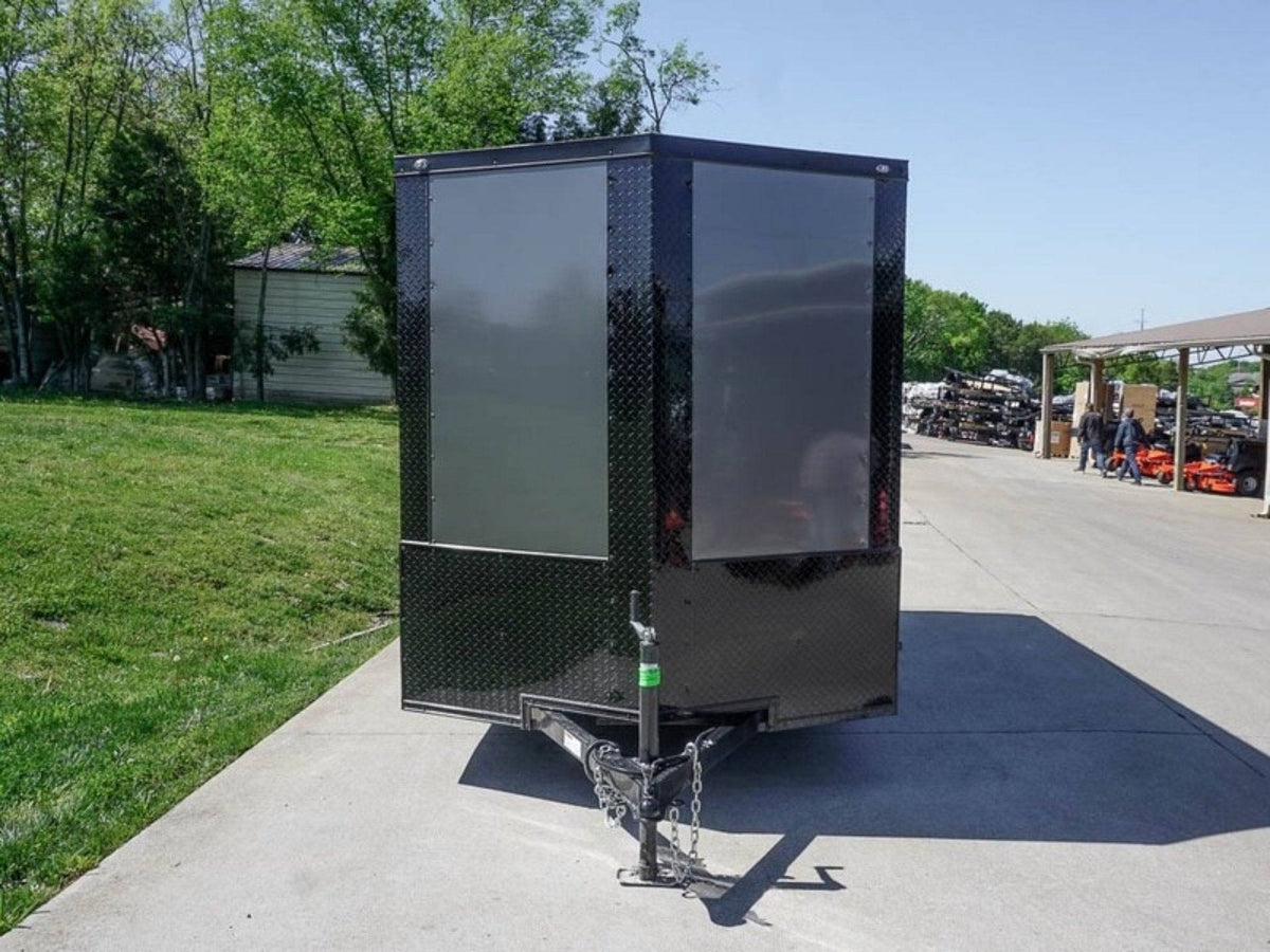 6 × 12 ft V-Nose Enclosed Trailer, photo 2