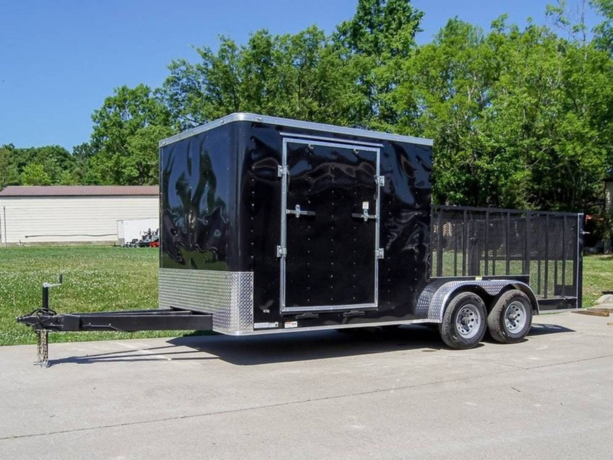 7 × 18 ft Hybrid Enclosed Trailer, photo 1