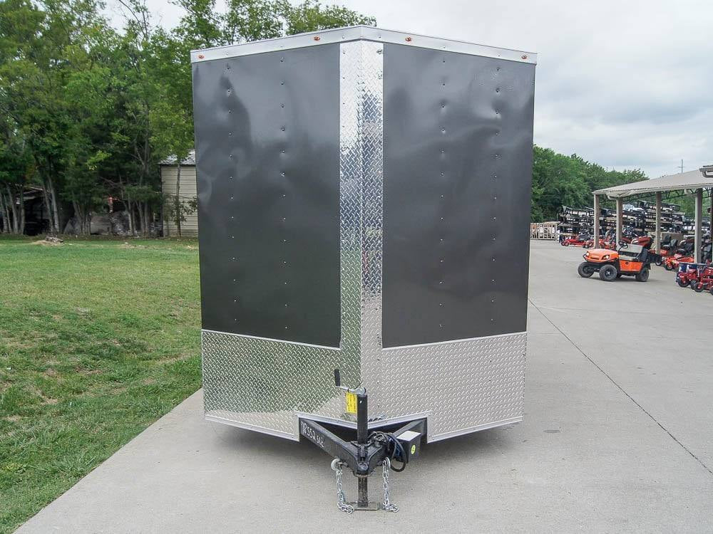 7 × 12 ft V-Nose Enclosed Trailer, photo 1