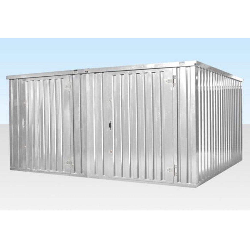 4m × 4.2m Side Linked Flat Pack Container Bundle (Galvanised), photo 2