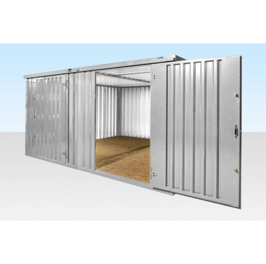 4m × 4.2m Side Linked Flat Pack Container Bundle (Galvanised), photo 4