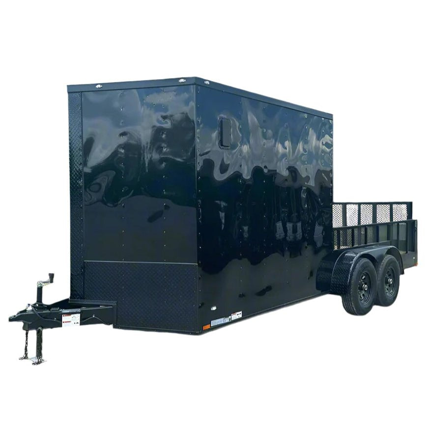 7 × 18 ft Hybrid Enclosed Trailer, photo 1