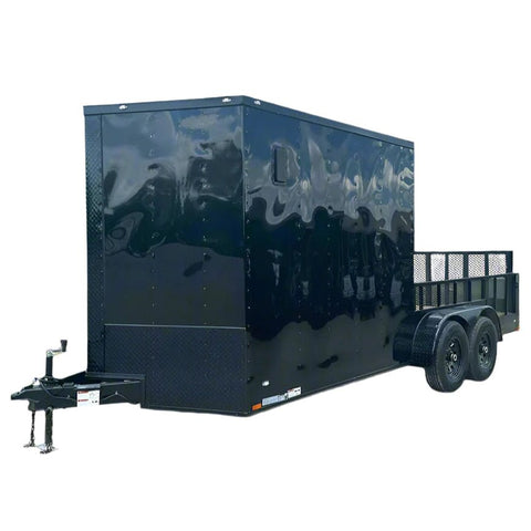 7 × 18 ft Hybrid Enclosed Trailer, photo 1