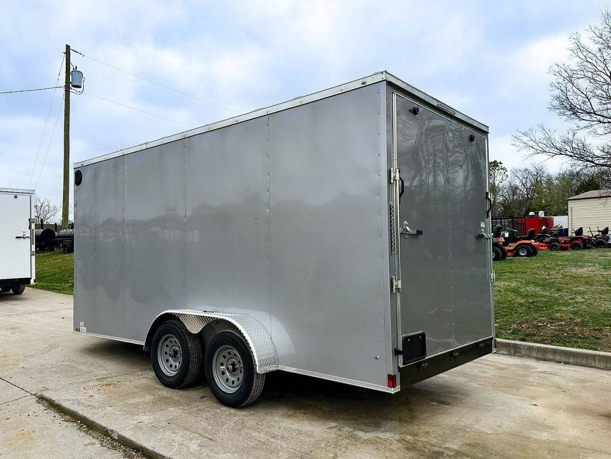 7 × 16 ft V-Nose Enclosed Trailer, photo 4