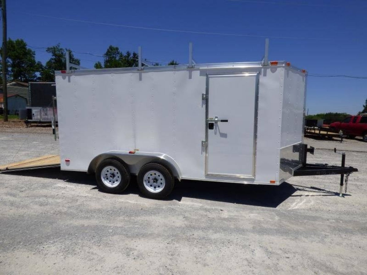 7 × 14 ft V-Nose Enclosed Trailer, photo 3