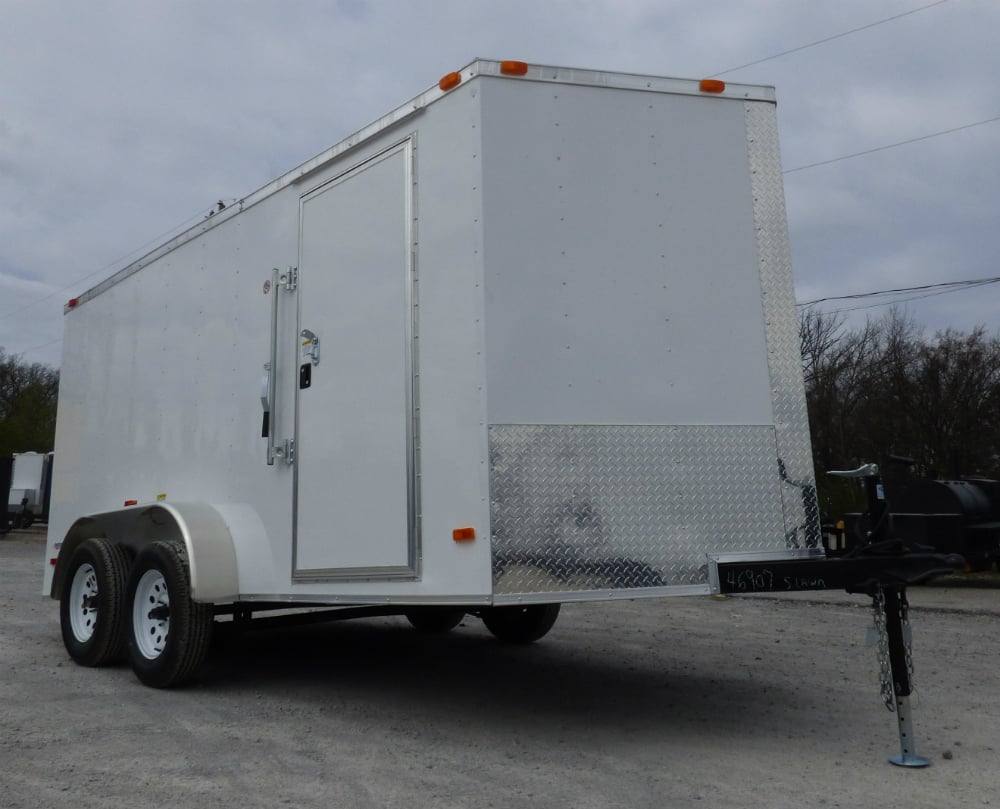 7 × 14 ft V-Nose Enclosed Trailer, photo 4
