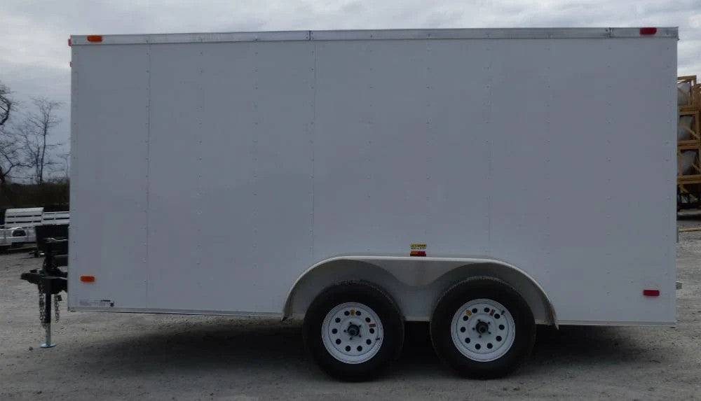 7 × 14 ft V-Nose Enclosed Trailer, photo 3