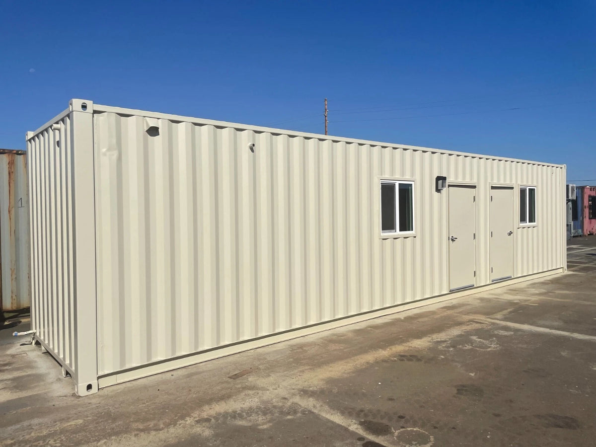 40 ft Shipping Container Office with ADA Restroom, photo 2