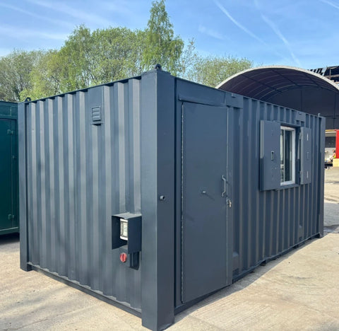 20 ft Anti Vandal Office Canteen with Partition Any Colour, photo 1
