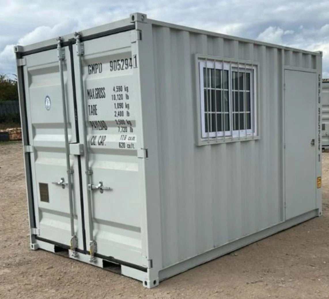 9 ft Container Office Complete with Window and Side Door, photo 1