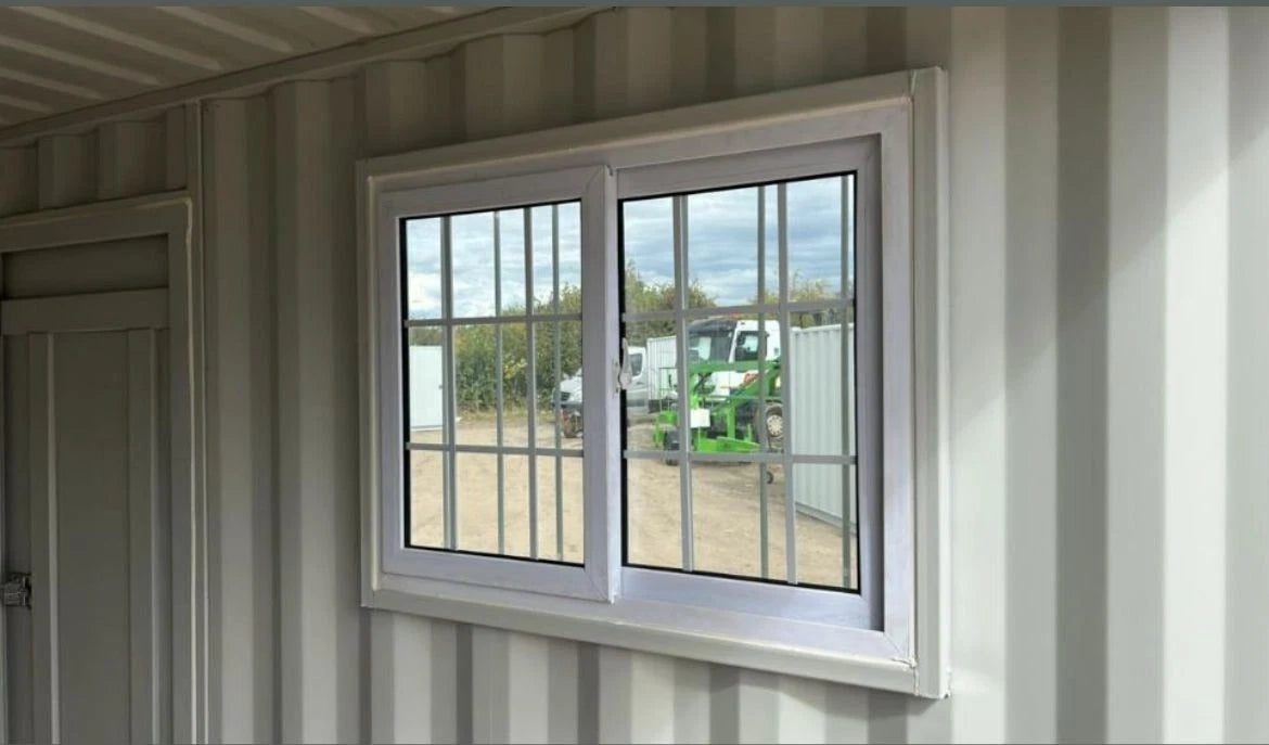 9 ft Container Office Complete with Window and Side Door, photo 3