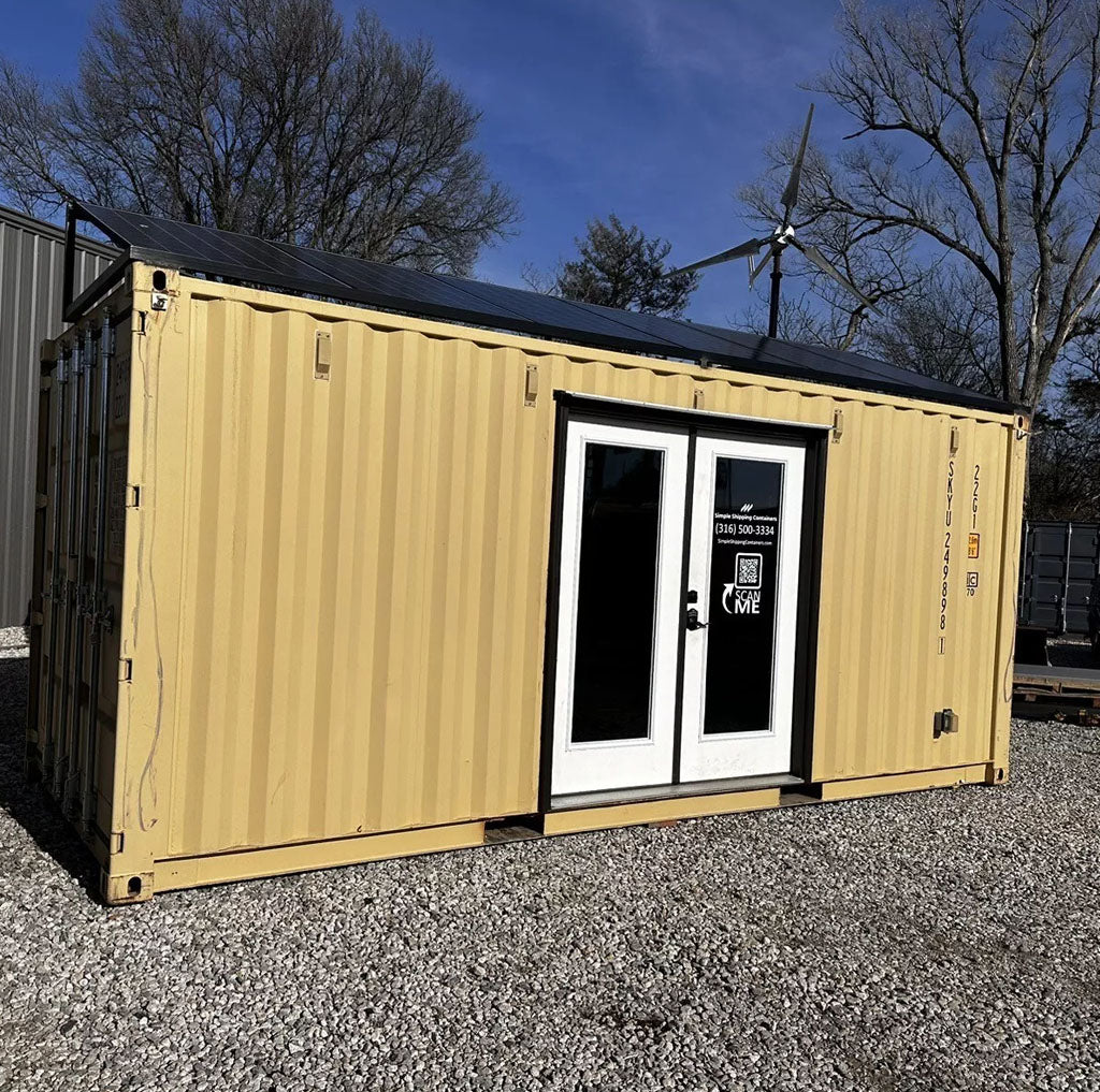 20 ft Shipping Container Office Solar Off Grid Or Grid, photo 2