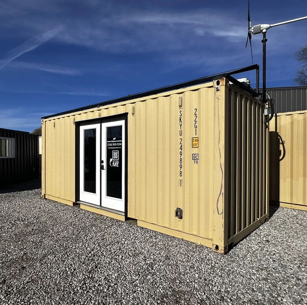 20 ft Shipping Container Office Solar Off Grid Or Grid, photo 1